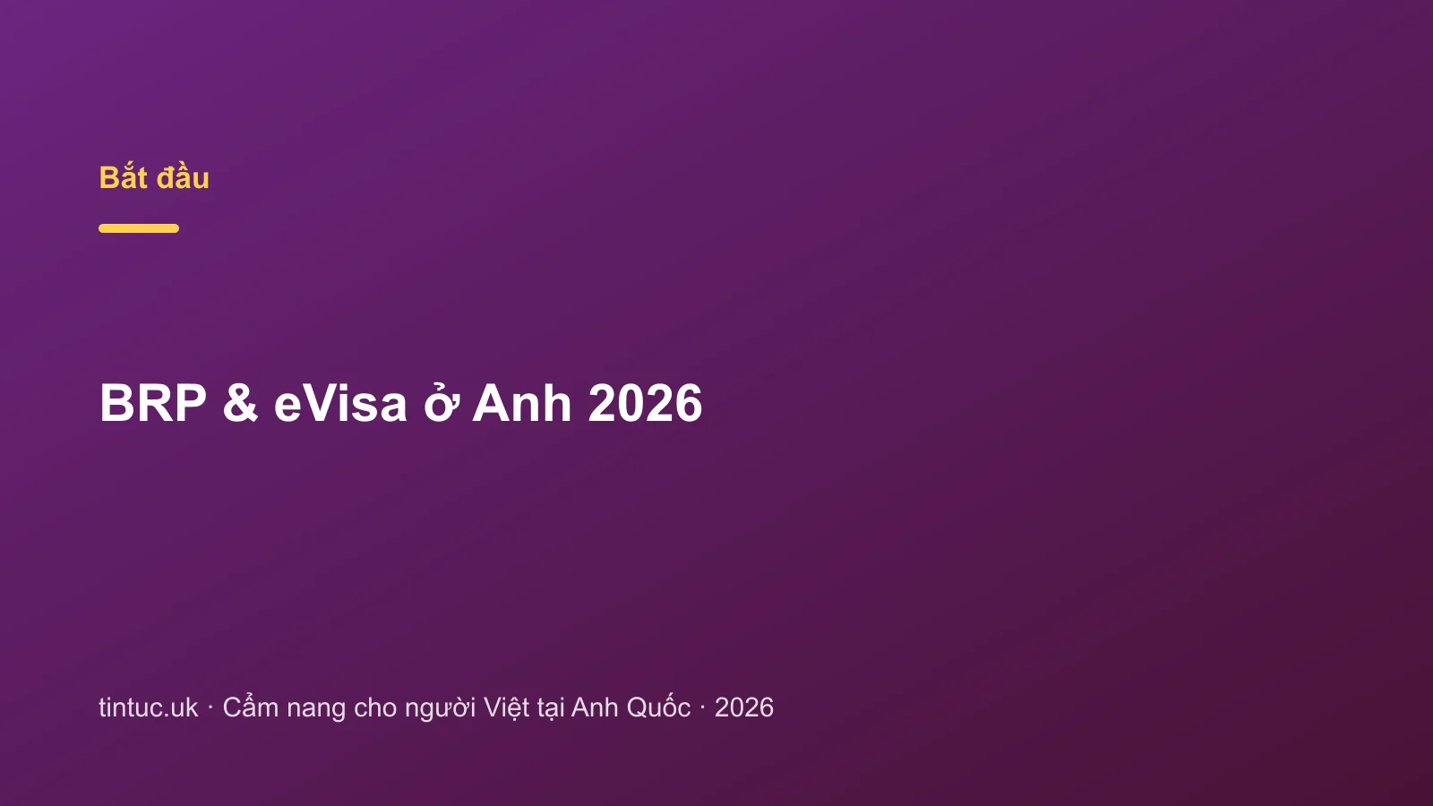 BRP & eVisa ở Anh 2026
