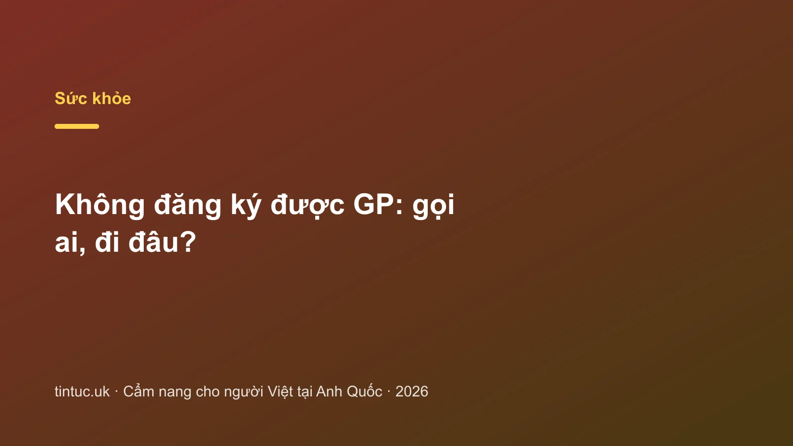 Không đăng ký được GP: gọi ai, đi đâu?