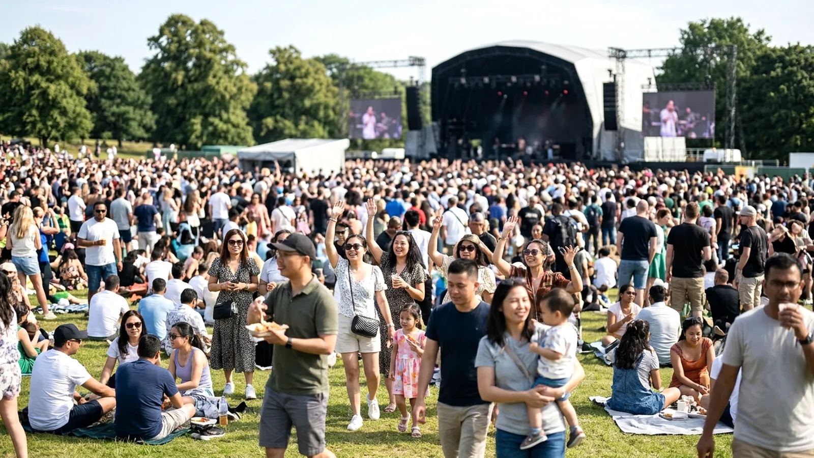 Lễ hội Roundhay ra mắt thành công tại Leeds: Bữa tiệc âm nhạc sôi động khuấy đảo miền Bắc Anh