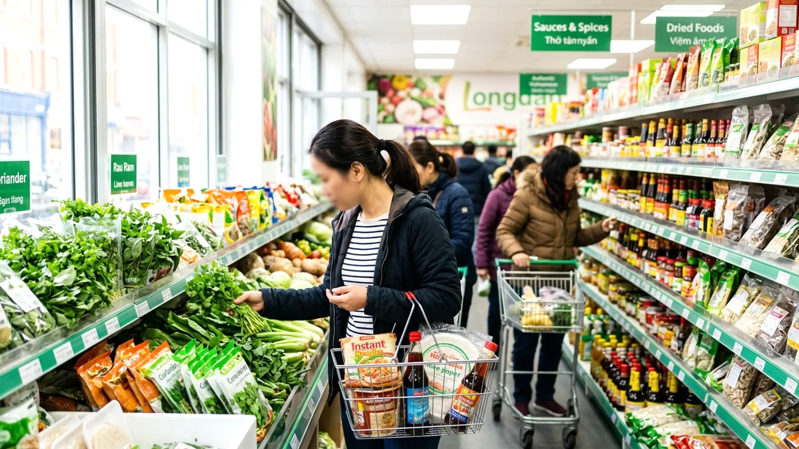 Mua đồ Việt ở Anh: Longdan và bản đồ chợ Việt - Á từ London tới Manchester
