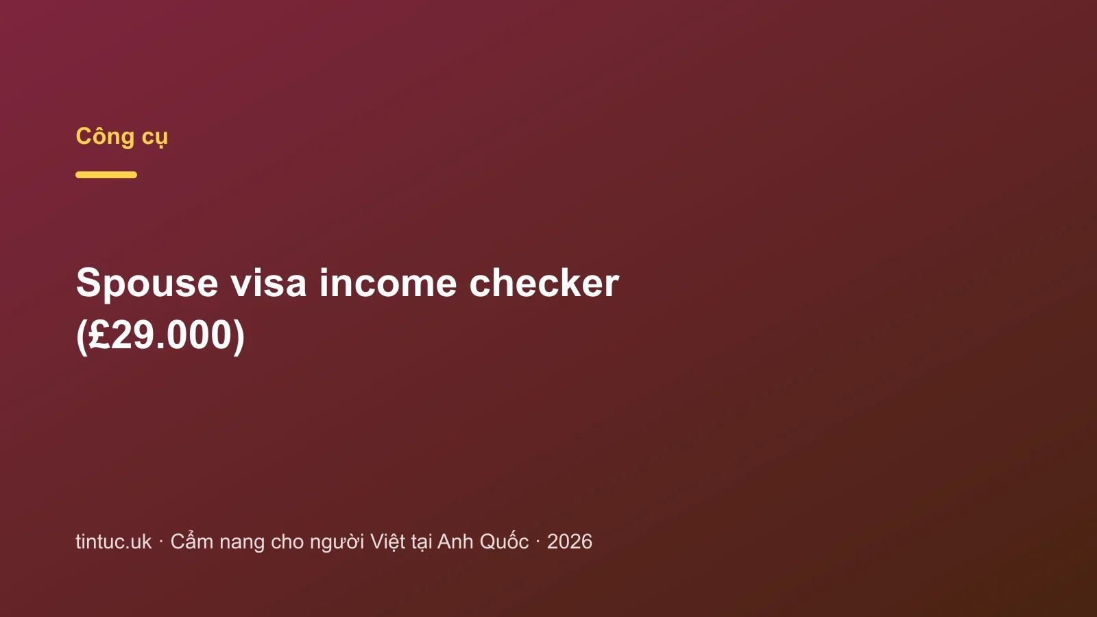 Spouse visa income checker (£29.000)